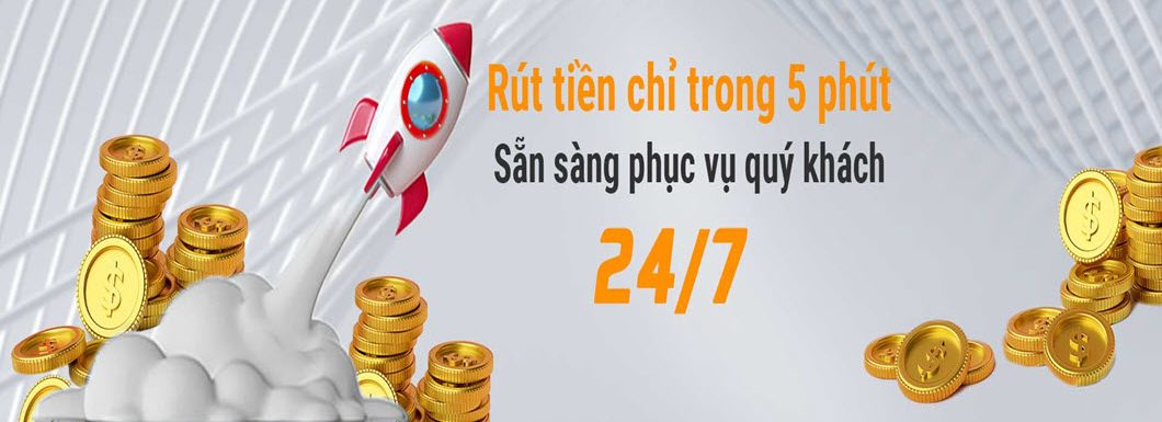 Rút tiền dễ dàng trong 5 phút